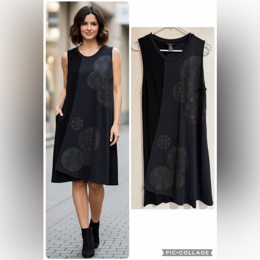 Desigual Black Sleeveless Dress size M